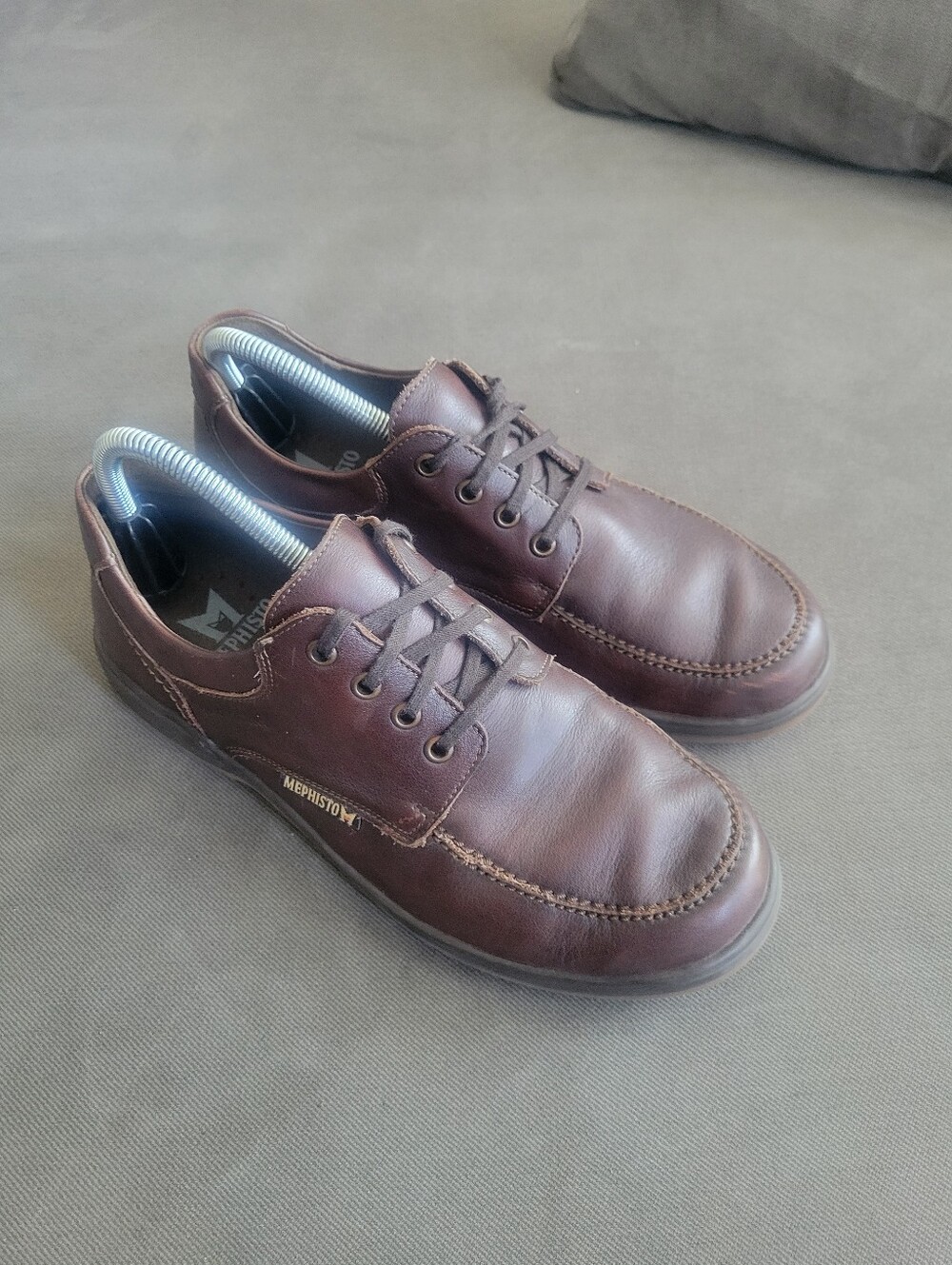 Mephisto Douk Hydro PROtect Chestnut Brown Leather Men's Oxford Shoes US 7.5
